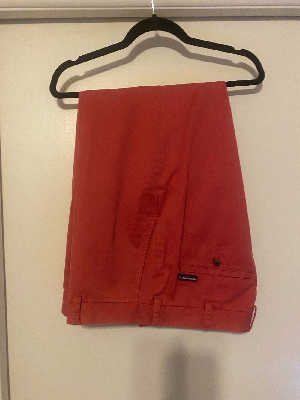 Brooks Brother Clark Fit Red Cotton Chinos SZ 36 X 28/FF/PB